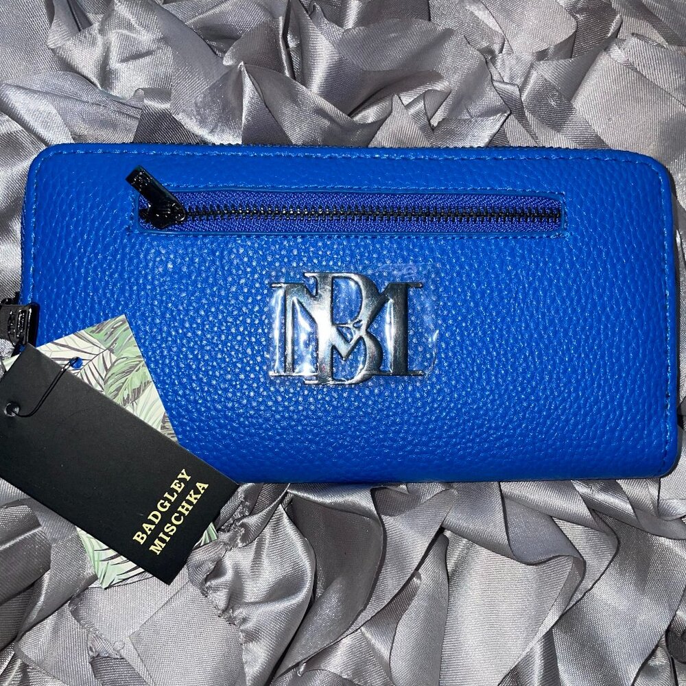 BADGLEY MISCHKA BLUE WALLET